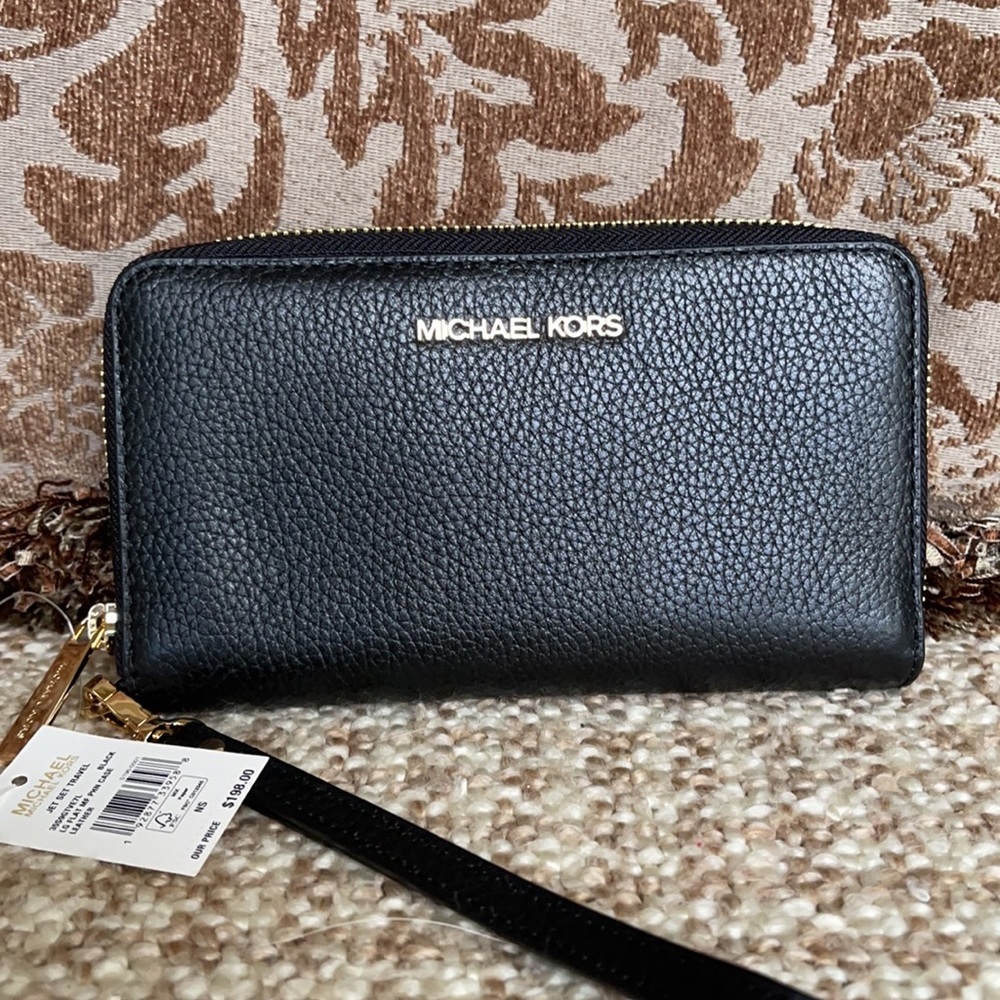 Michael Kors Jet Set Travel LG Flat MF Phone Case - Picture 12 of 16